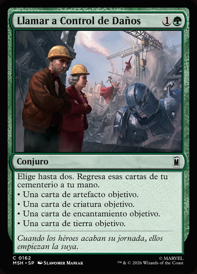 Llamar a Control de Daños