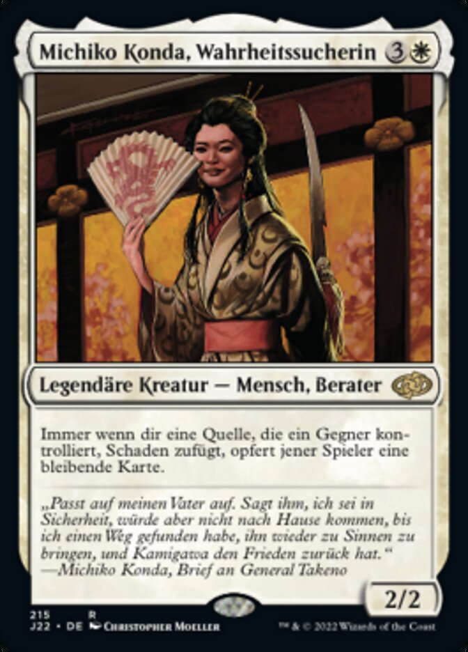 Michiko Konda, Wahrheitssucherin