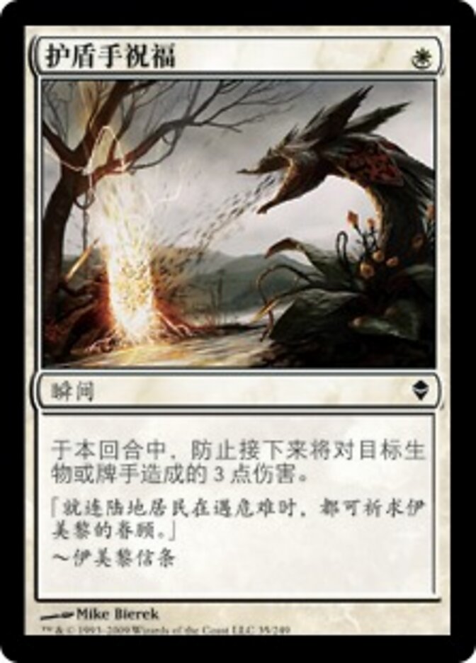 护盾手祝福