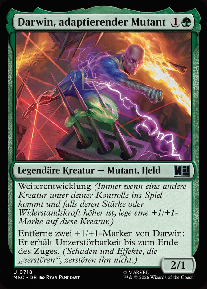 Darwin, adaptierender Mutant