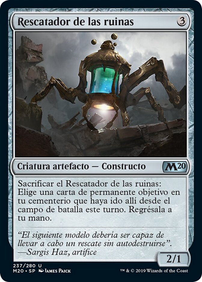 Rescatador de las ruinas