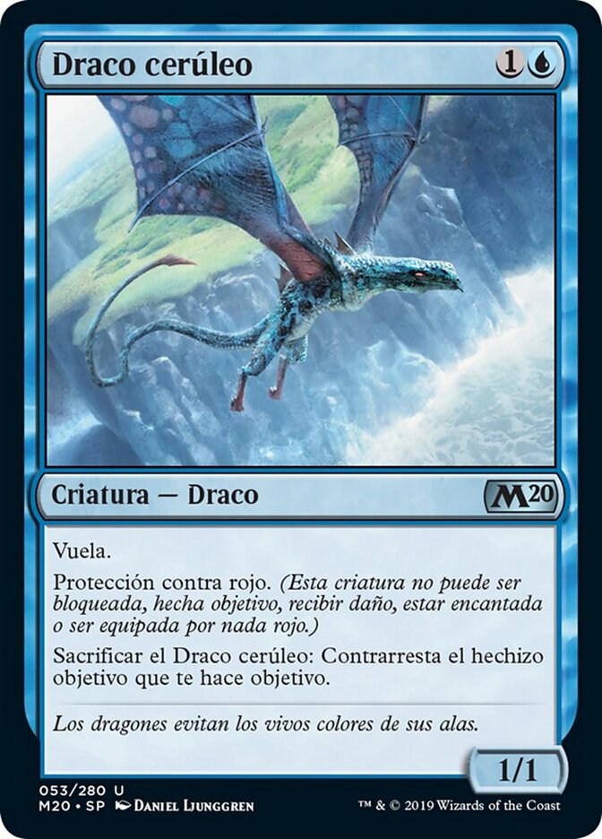 Draco cerúleo