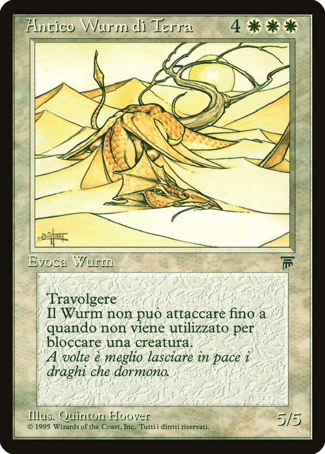 Antico Wurm di Terra