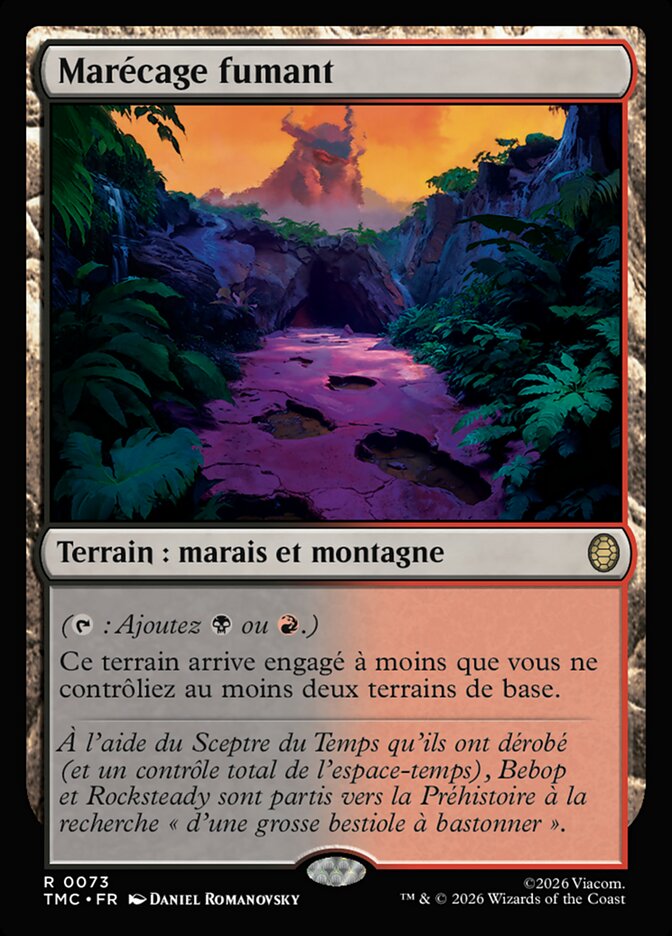 Marécage fumant