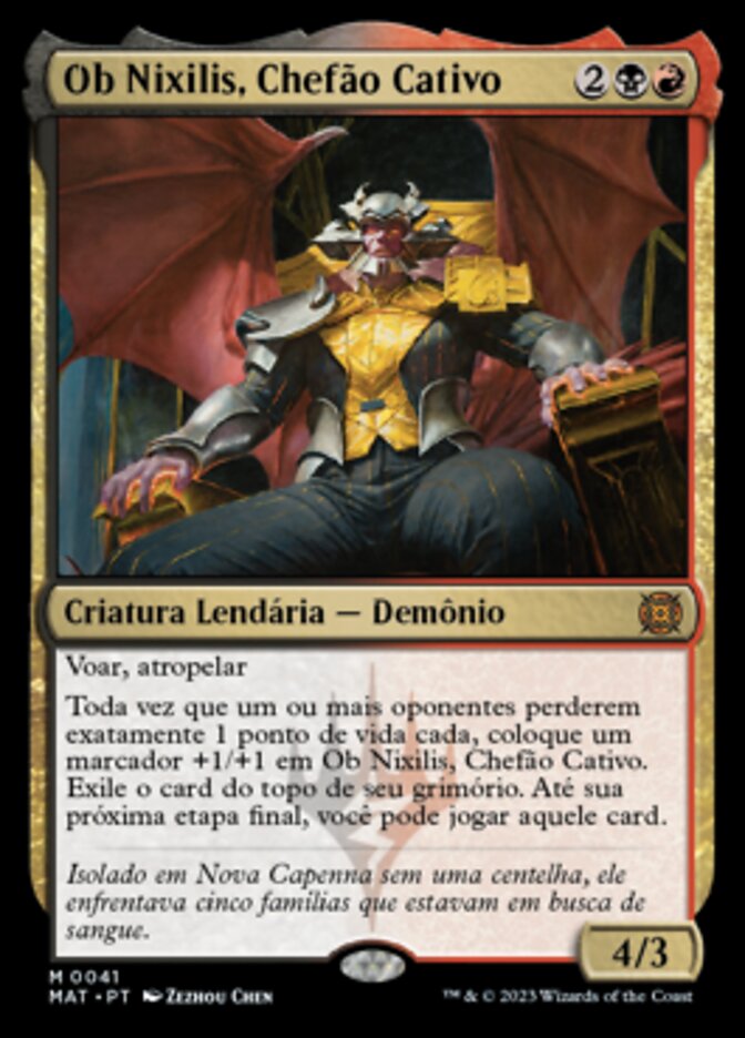 Ob Nixilis, Chefão Cativo