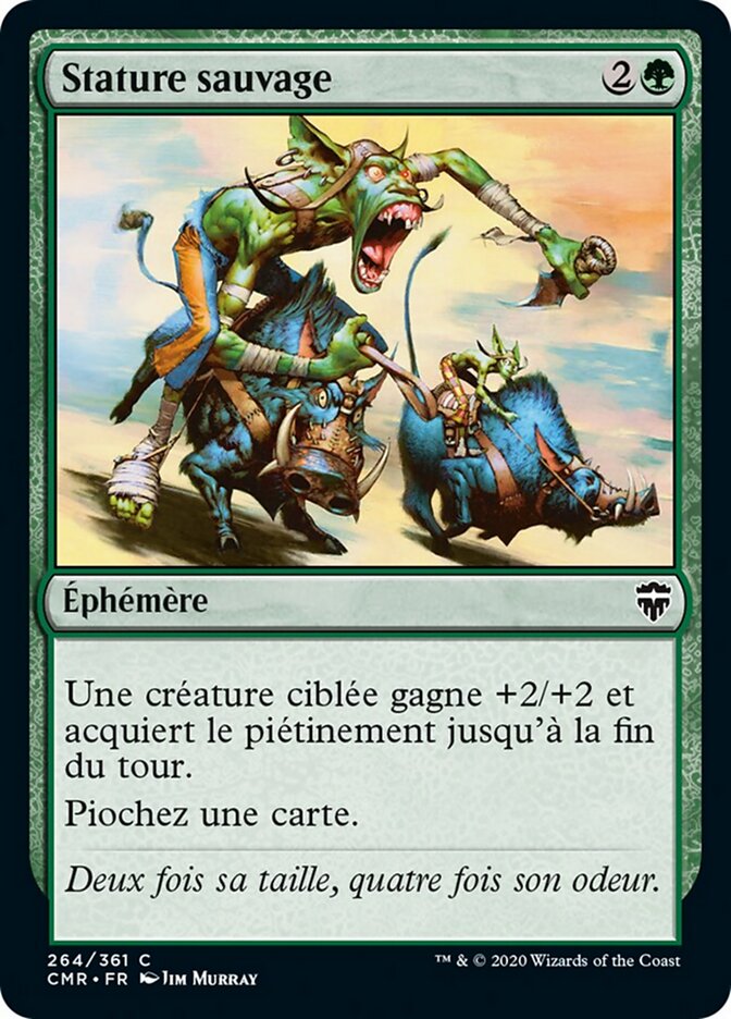 Stature sauvage