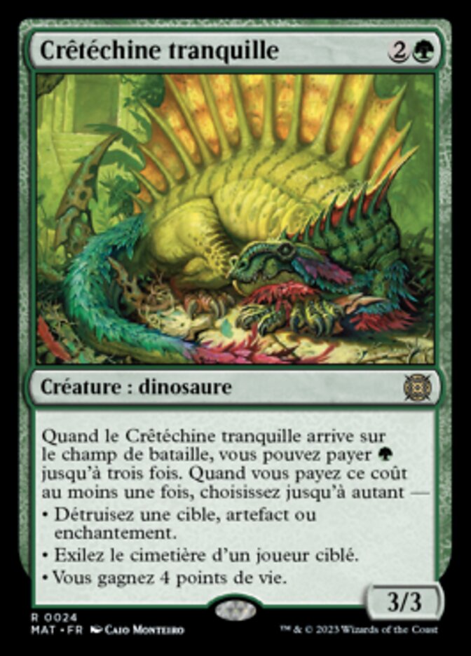 Crêtéchine tranquille