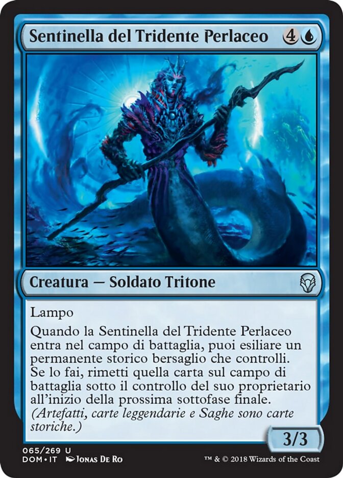 Sentinella del Tridente Perlaceo
