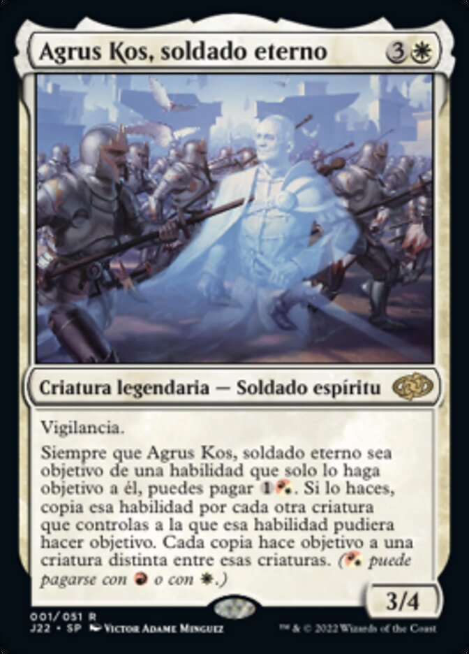 Agrus Kos, soldado eterno