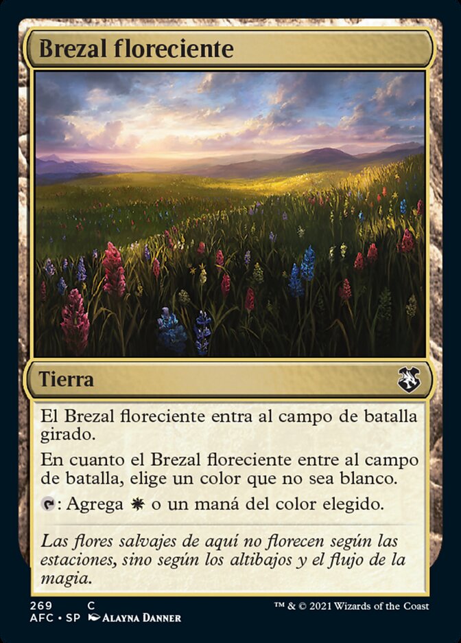 Brezal floreciente