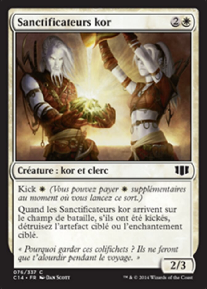 Sanctificateurs kor