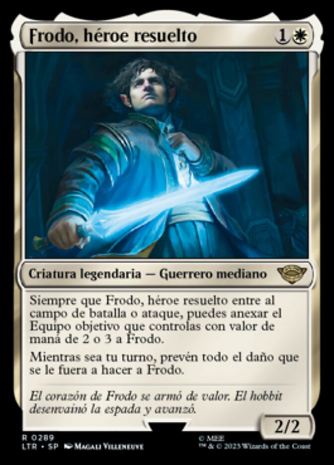Frodo, héroe resuelto