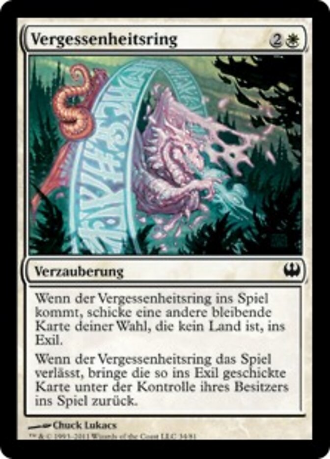 Vergessenheitsring