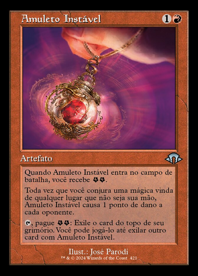 Amuleto Instável