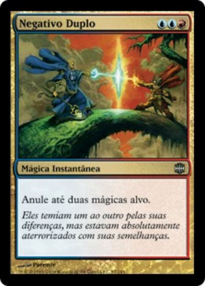 Negativo Duplo