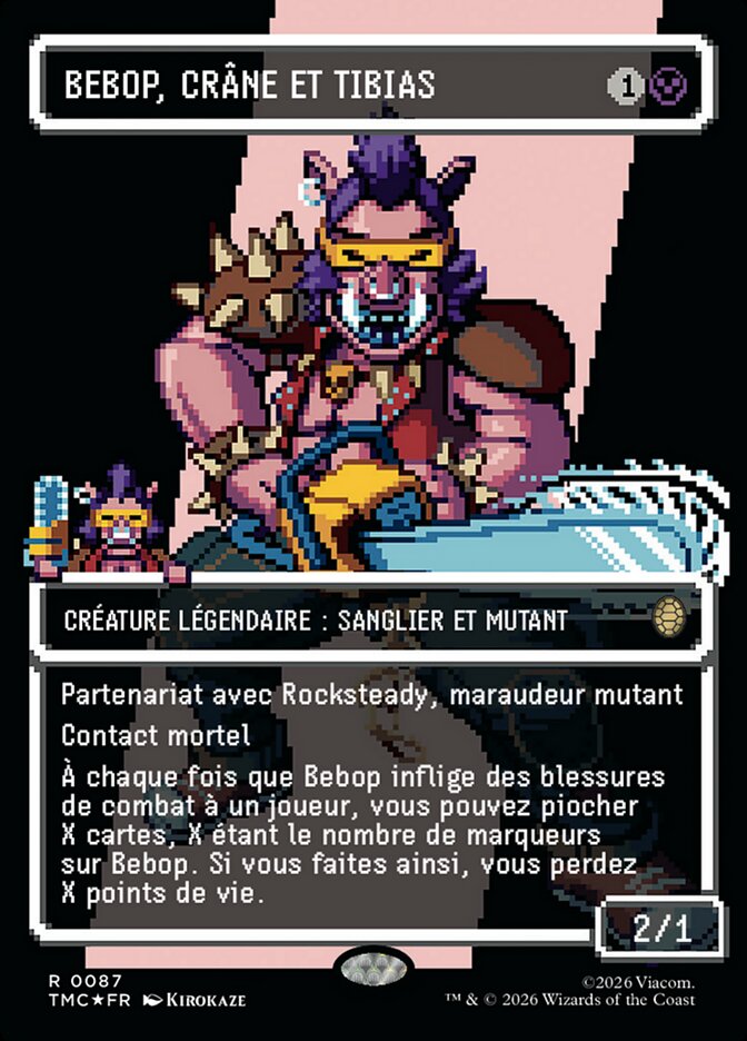 Bebop, crâne et tibias