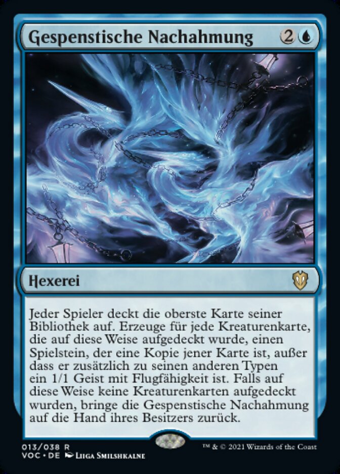 Gespenstische Nachahmung