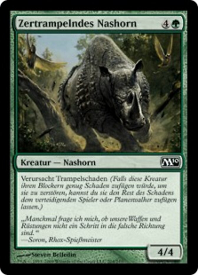 Zertrampelndes Nashorn