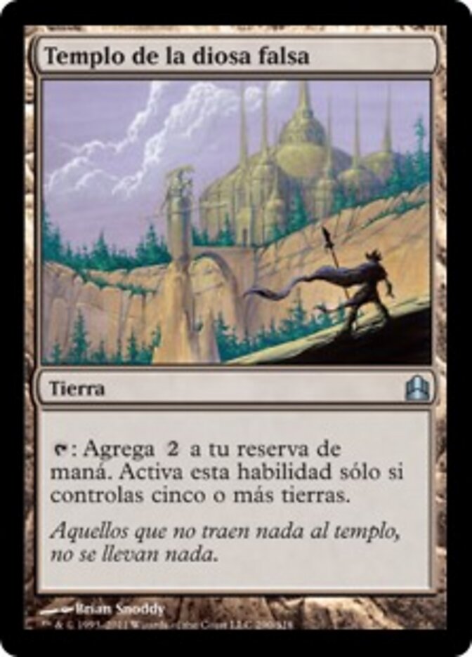 Templo de la diosa falsa