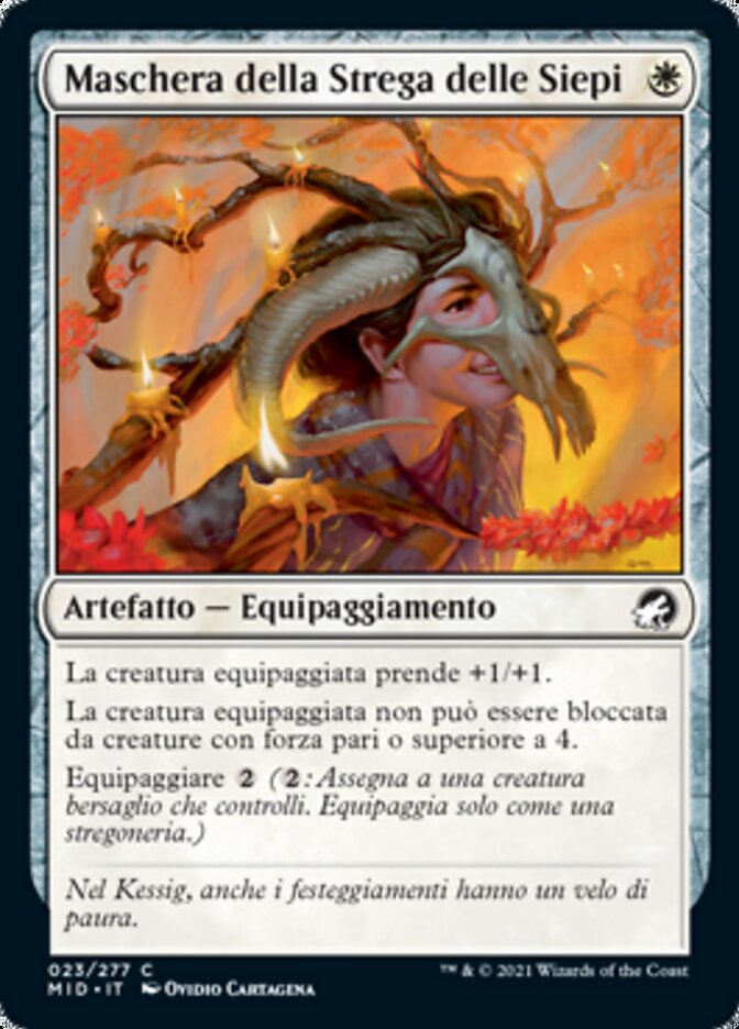 Maschera della Strega delle Siepi
