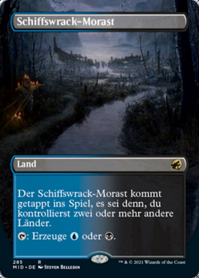 Schiffswrack-Morast