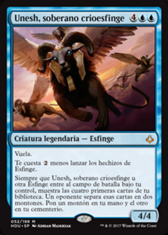 Unesh, soberano crioesfinge