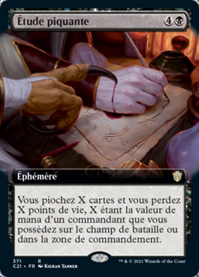 Étude piquante