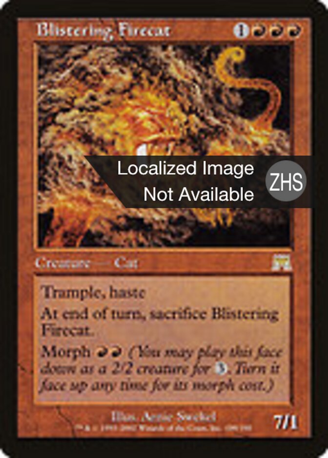 Blistering Firecat