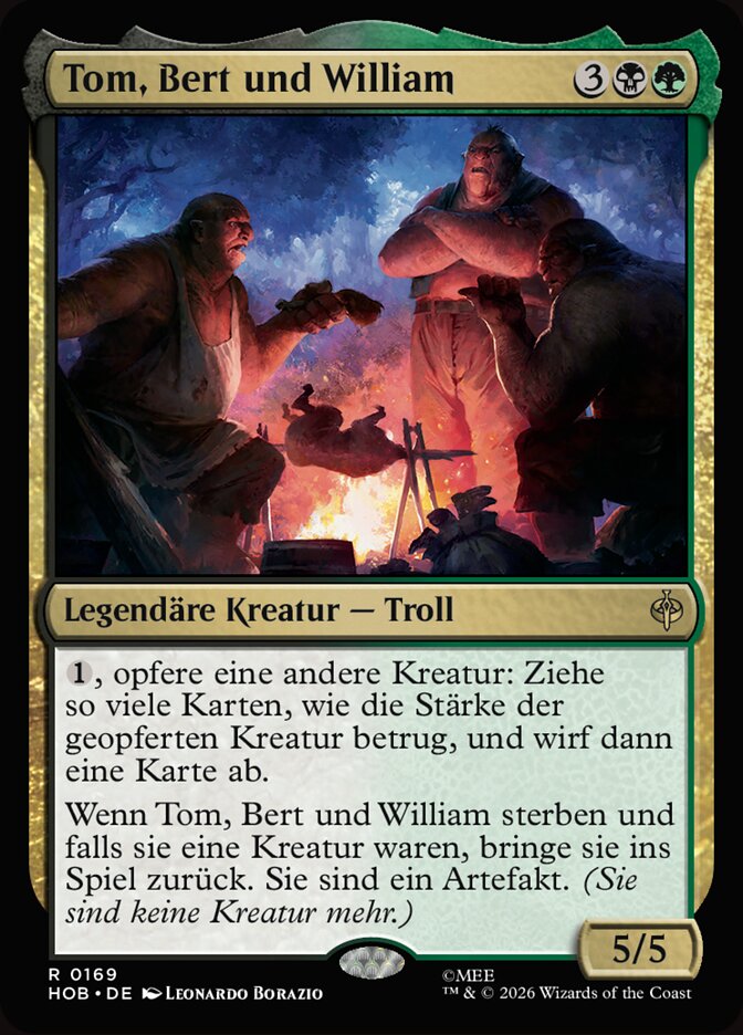 Tom, Bert und William