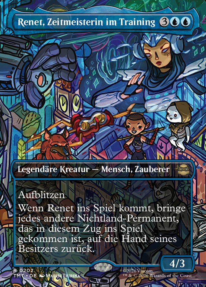 Renet, Zeitmeisterin im Training