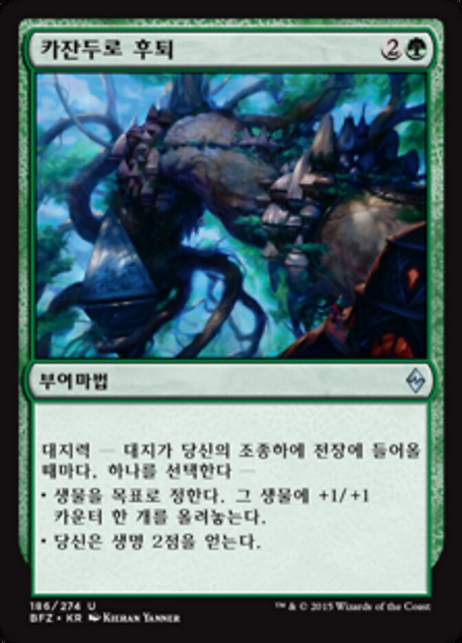카잔두로 후퇴