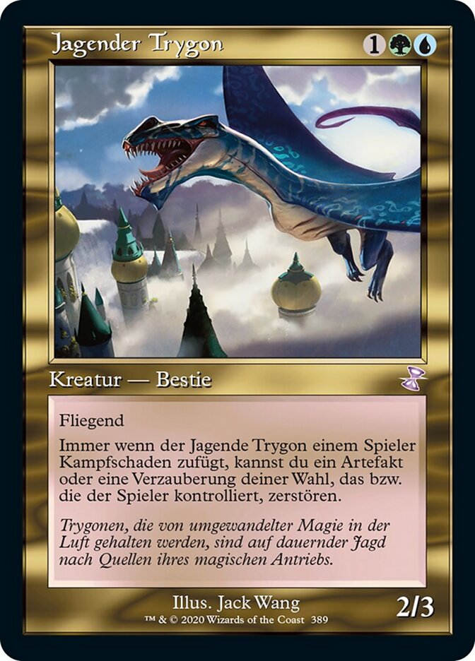 Jagender Trygon