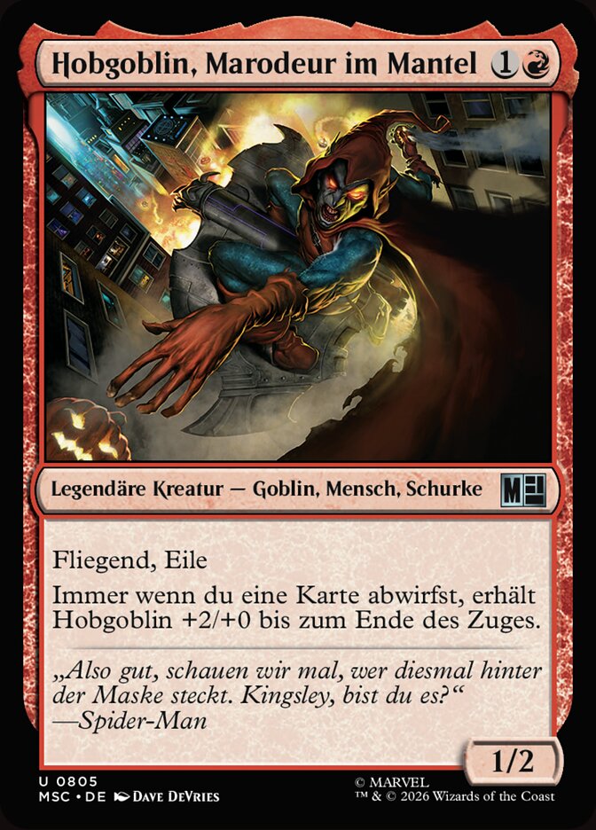 Hobgoblin, Marodeur im Mantel