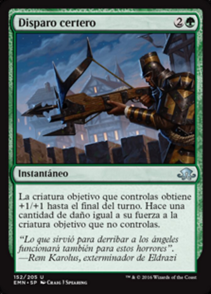 Disparo certero
