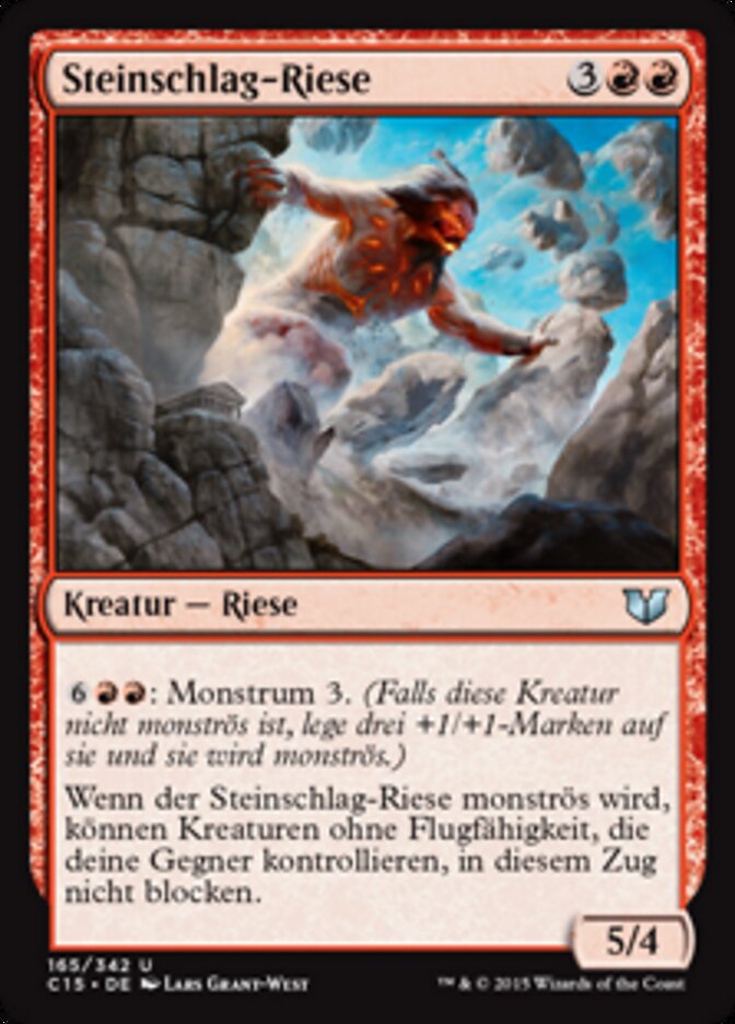 Steinschlag-Riese