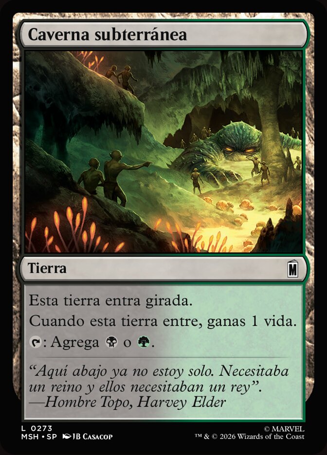 Caverna subterránea