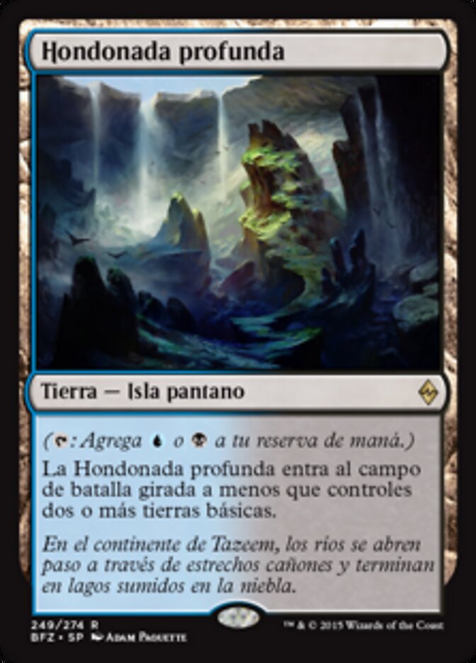 Hondonada profunda