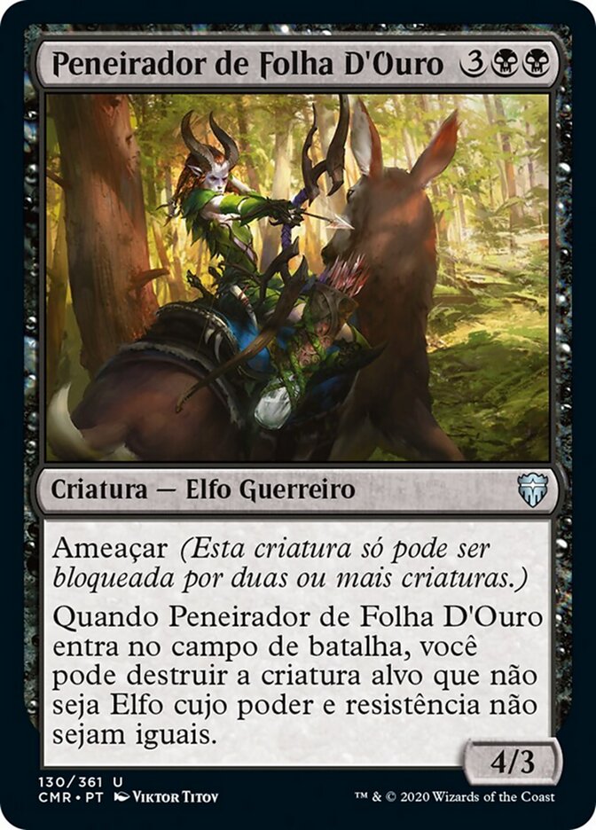 Peneirador de Folha D'Ouro