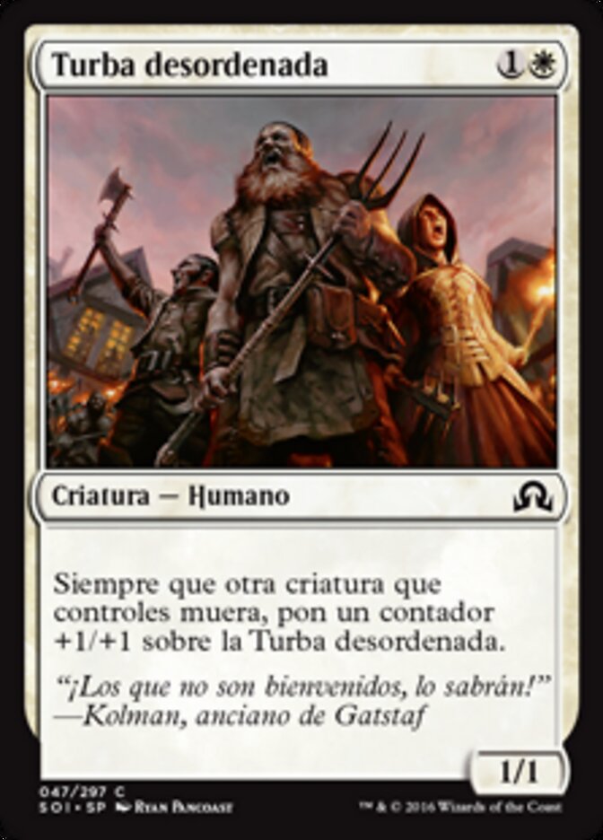 Turba desordenada