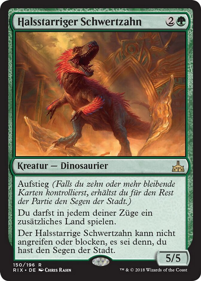 Halsstarriger Schwertzahn