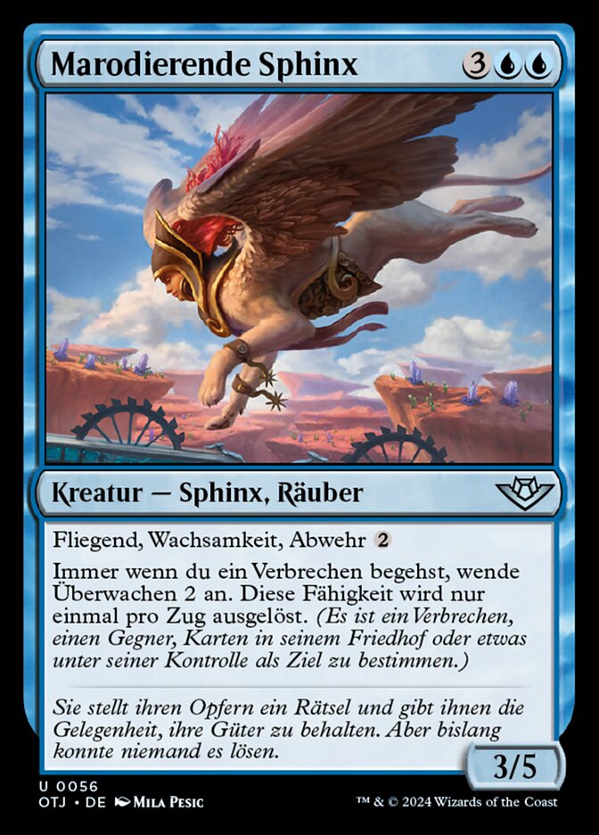 Marodierende Sphinx
