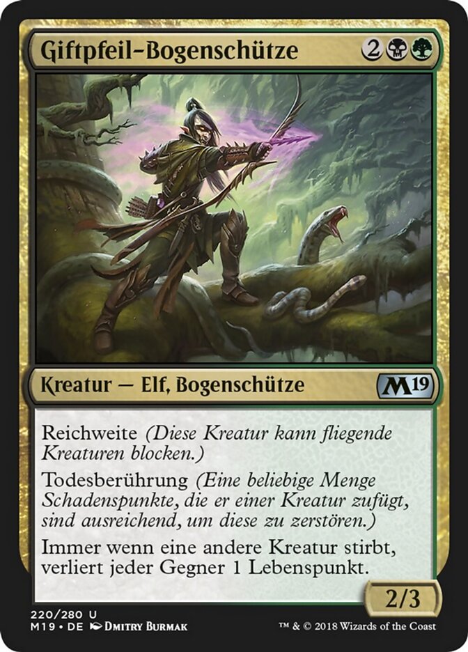 Giftpfeil-Bogenschütze