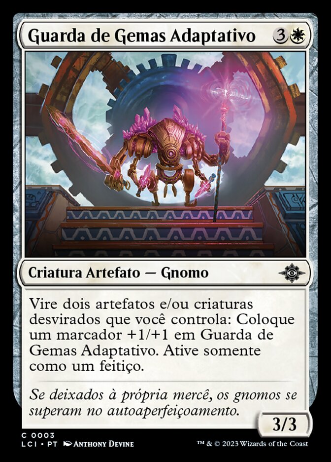 Guarda de Gemas Adaptativo