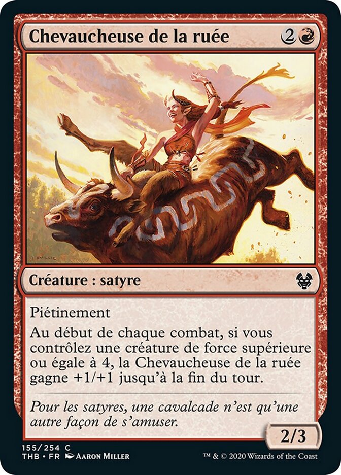 Chevaucheuse de la ruée