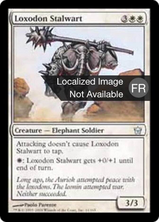 Loxodon vigoureux