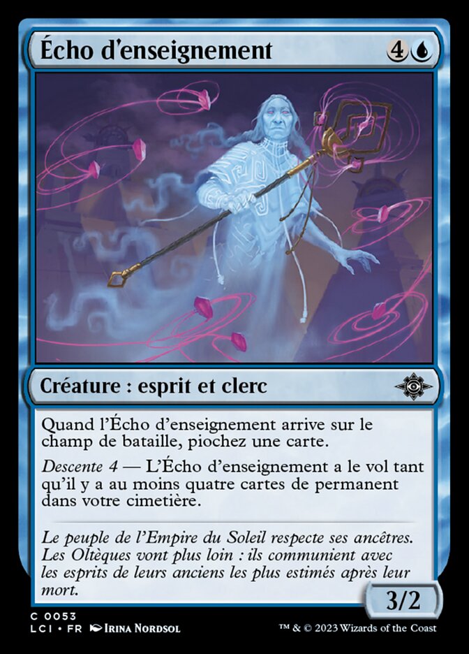 Écho d'enseignement