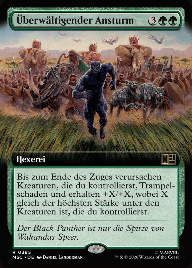 Überwältigender Ansturm