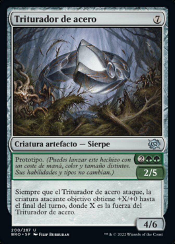 Triturador de acero