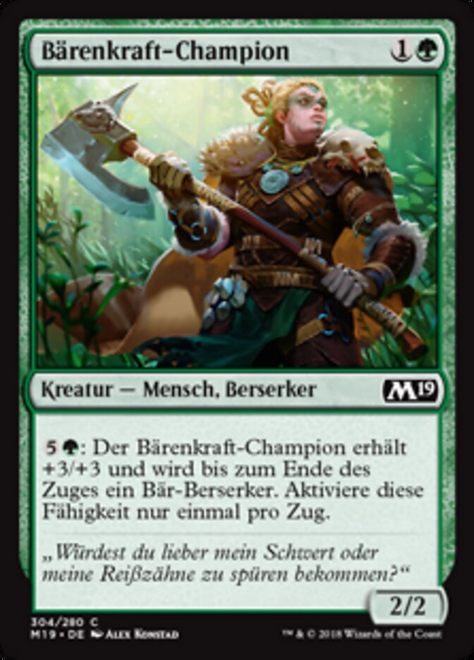 Bärenkraft-Champion