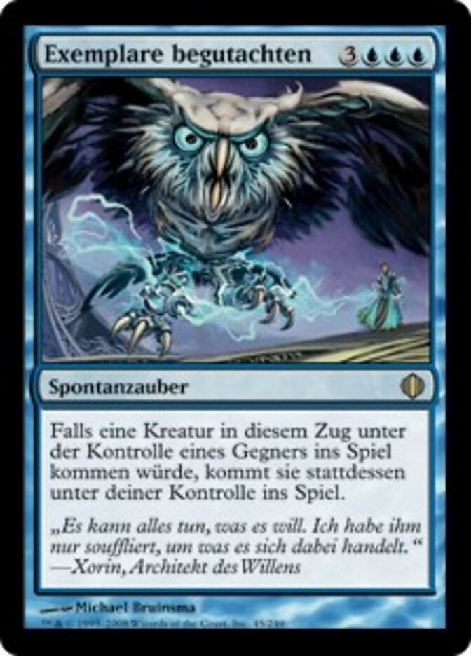 Exemplare begutachten